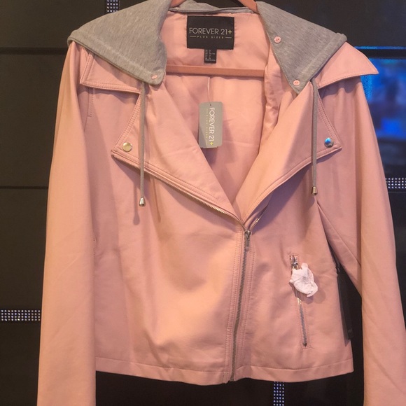 Blush Leather Jacket 💕 - Picture 1 of 2